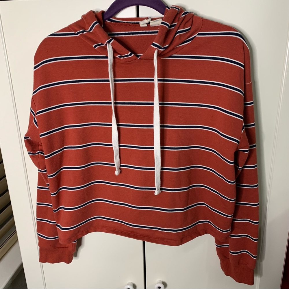 Sky and Sparrow Crop Hooded Sweatshirt